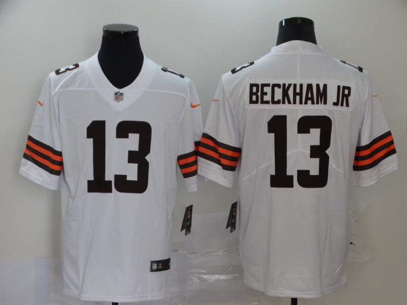 Cleveland Browns Odell Beckham Jr Men white Limited Jersey 13 NFL Football Road Vapor Untouchable